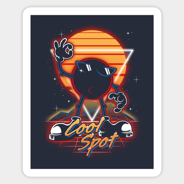 Retro Cool Spot Sticker by Olipop